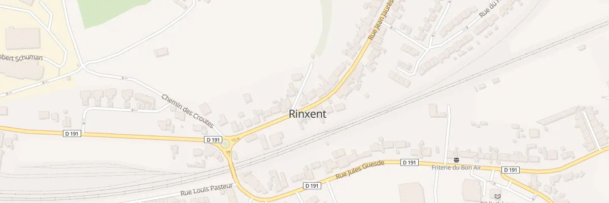 Plan du 23 Rue Jean Jaurès à Rinxent