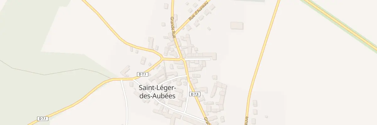 Plan du 38 Grande Rue à Saint-Léger-des-Aubées
