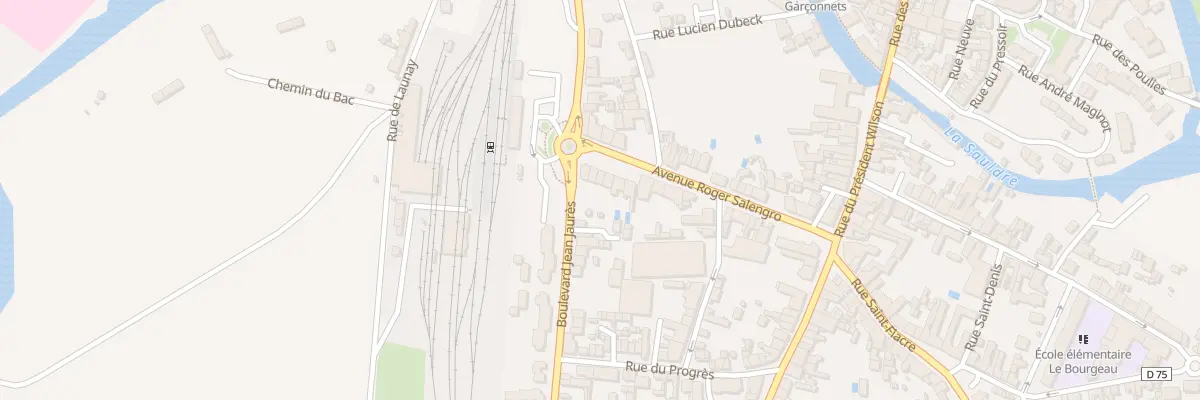 Plan du 23 Av Roger Salengro à Romorantin-Lanthenay