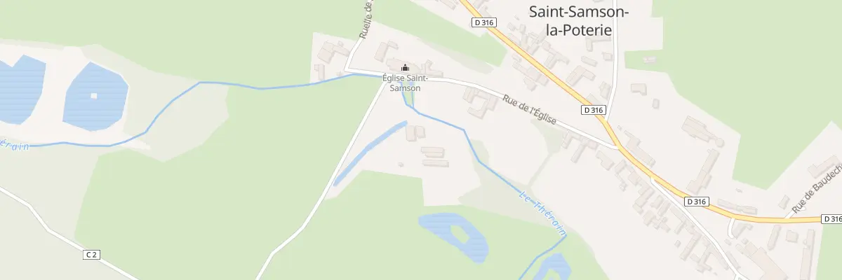 Plan du 11 Rue de l’Eglise à Saint-Samson-la-Poterie
