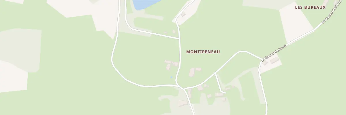 Plan du 3 Montipeneau à Gournay