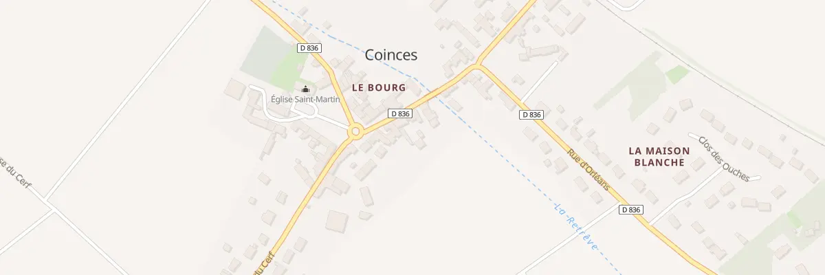 Plan du 4 Rue de la Retrêve à Coinces