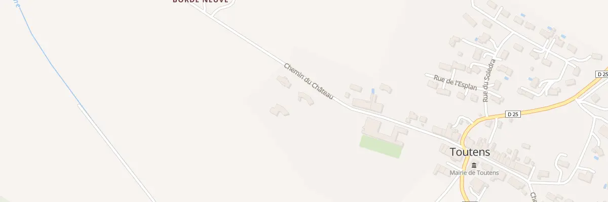 Plan du 9001 Chateau à Toutens
