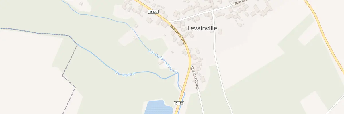Plan du 10 Rue de l’Etang à Levainville