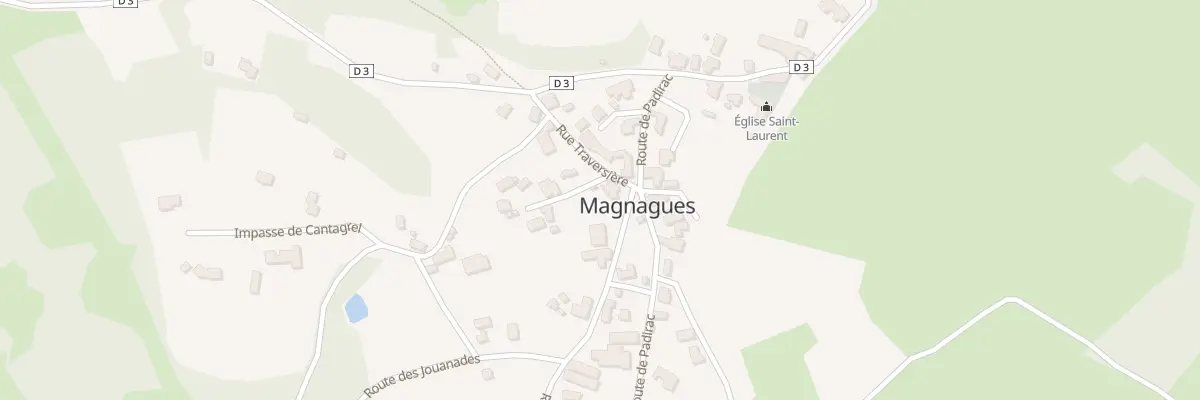 Plan du 5068 Magnagues à Carennac
