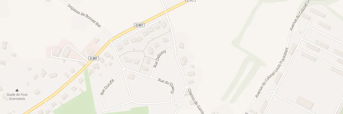 Plan du 23 Rue Debussy à Gramat