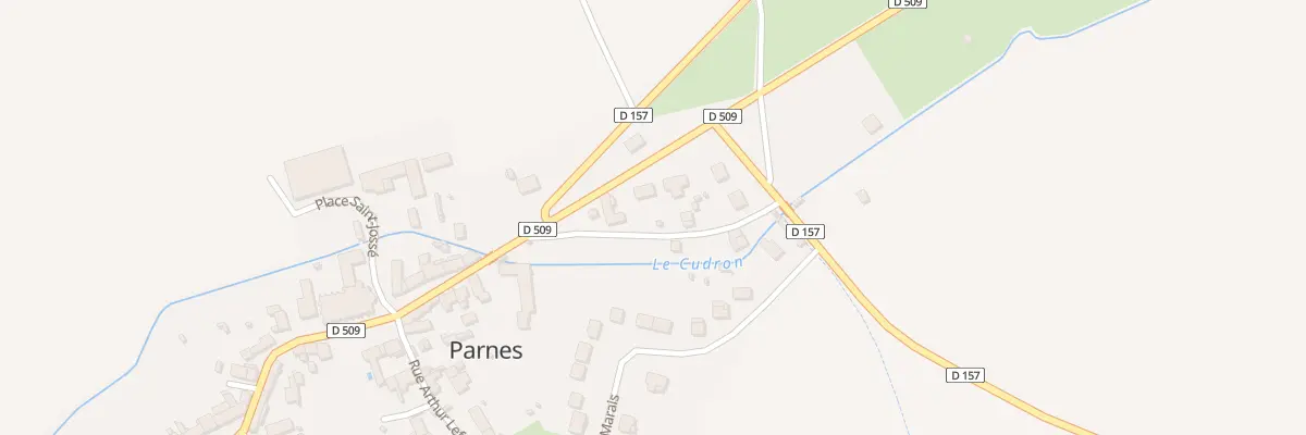 Plan du 16 Rue Arsène Sarazin à Parnes