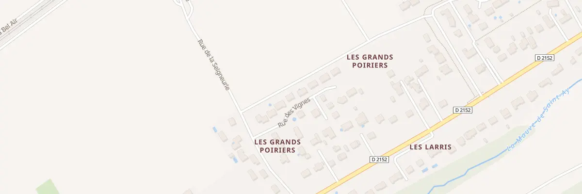 Plan du 8 Rue des Vignes à Saint-Ay