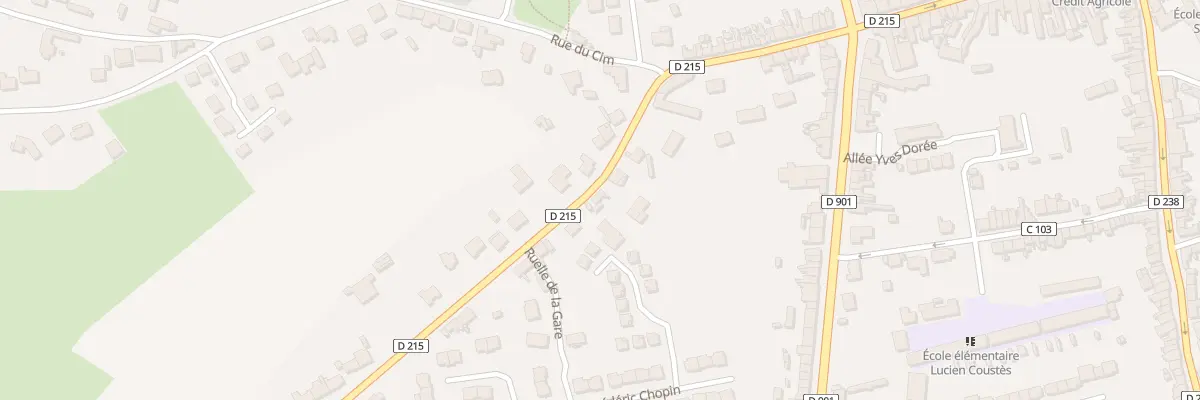 Plan du 251 Rue de Neufchatel à Samer
