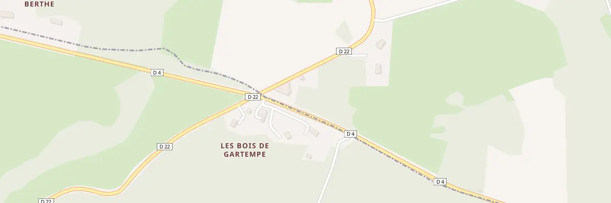 Plan du 1 Les Quatre Routes à Saint-Vaury