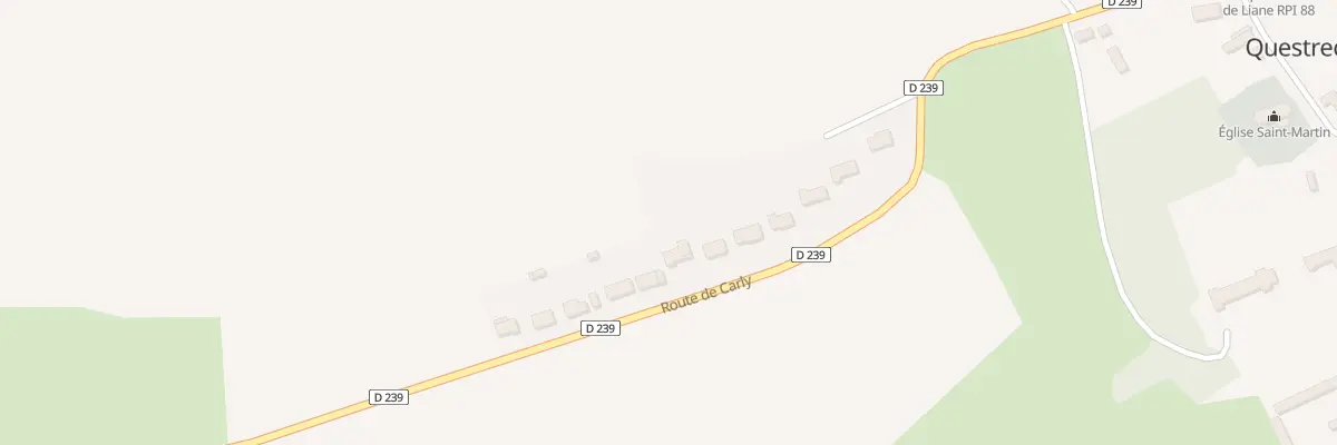Plan du 350 Rte de Carly à Questrecques
