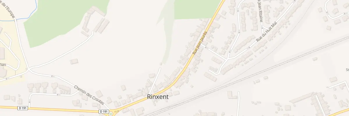 Plan du 35 Rue Jean Jaurès à Rinxent