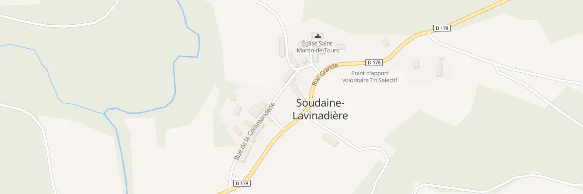 Plan du 3 Rue de la Commanderie à Soudaine-Lavinadière