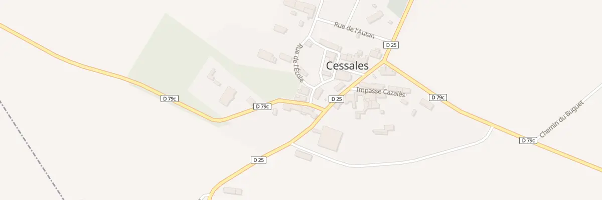 Plan du 6 Village à Cessales