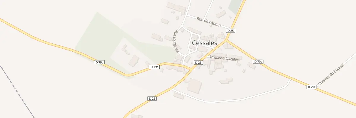 Plan du 7 Village à Cessales