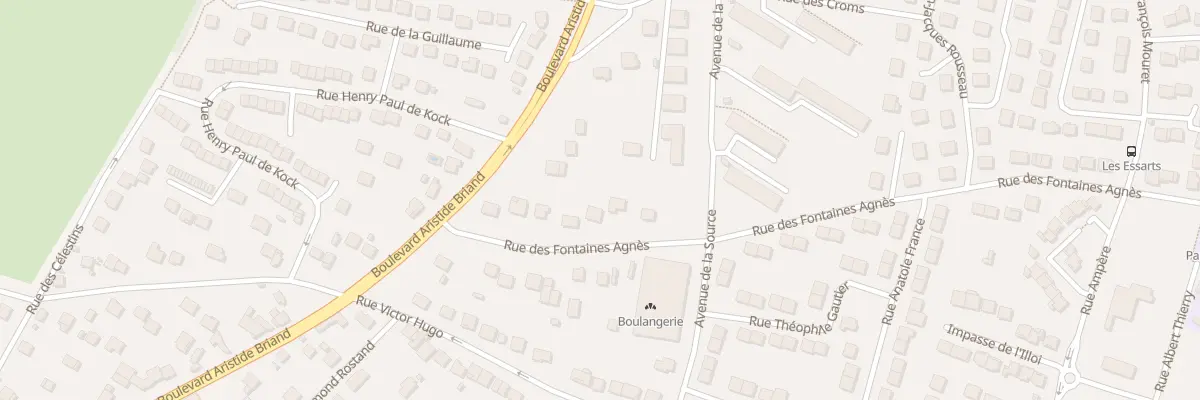 Plan du 9 Rue des Fontaines Agnès à Limay