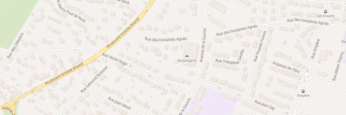 Plan du 14 Rue des Fontaines Agnès à Limay