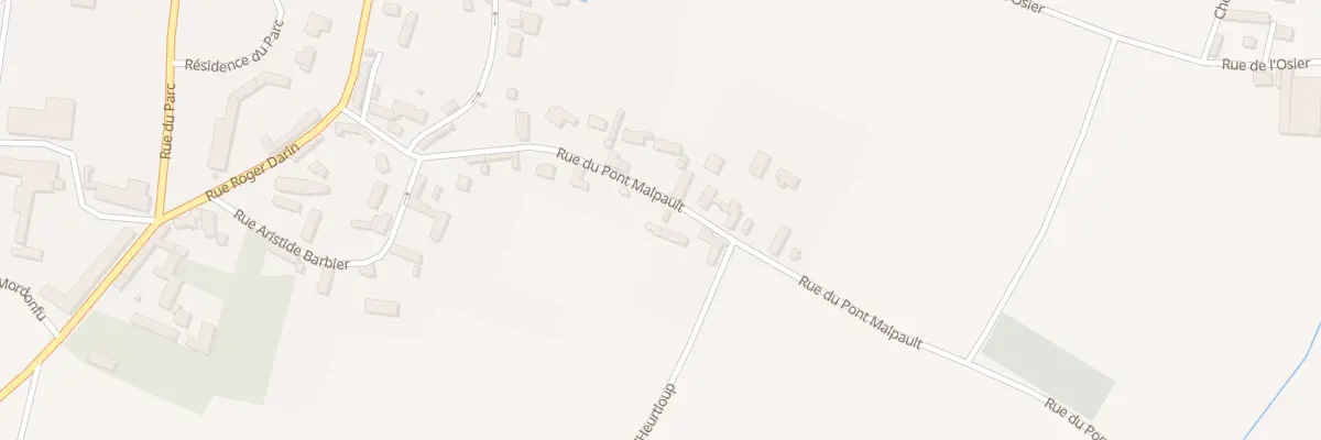 Plan du 16 Rue du Pont Malpault à Flexanville