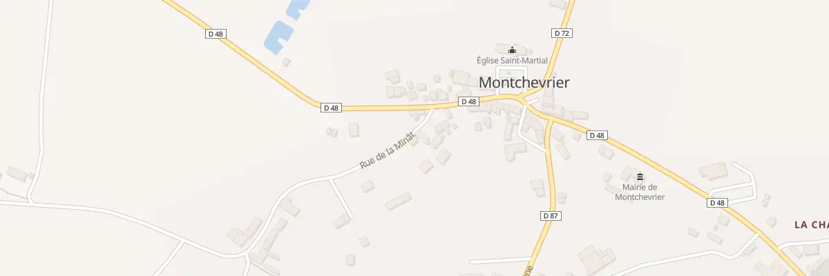 Plan du 5029 Le Bourg à Montchevrier