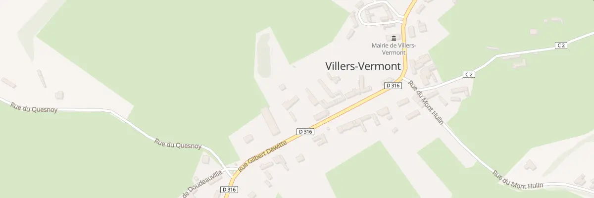 Plan du 6 Rue Gilbert Dewitte à Villers-Vermont