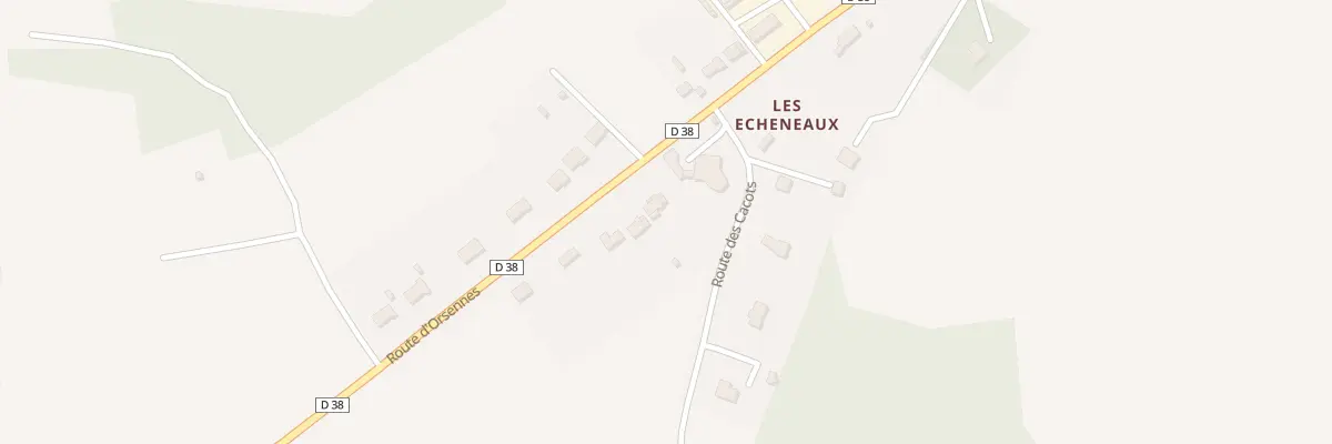 Plan du 33 Rte d’Orsennes à Cluis