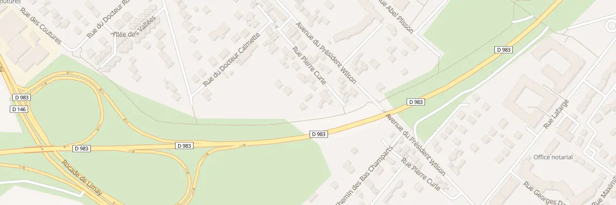 Plan du 72 Rue Pierre Curie à Limay