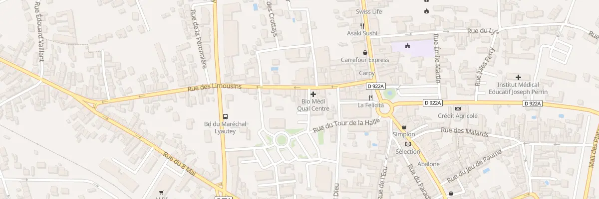 Plan du 15 Rue des Limousins à Romorantin-Lanthenay