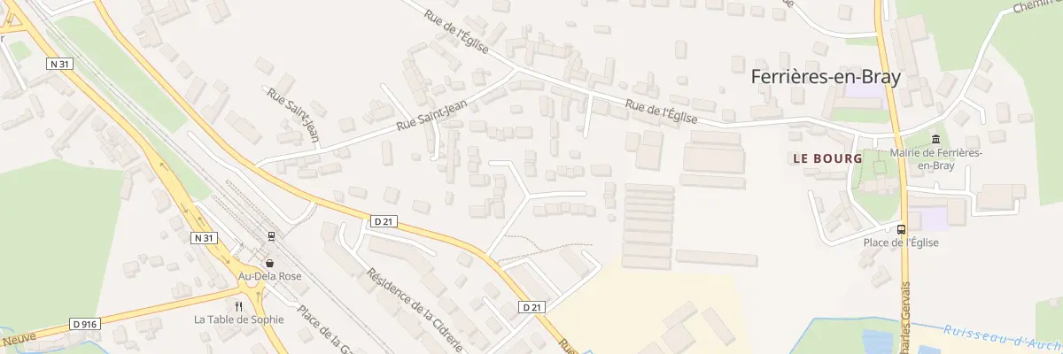 Plan du 6 Res les Pommiers à Ferrières-en-Bray