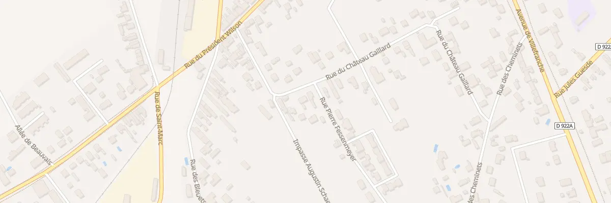 Plan du 19 Rue de Chateau - Gaillard à Romorantin-Lanthenay