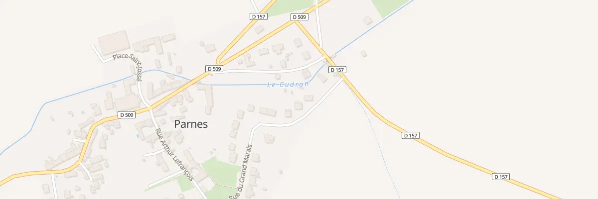 Plan du 25 Rue du Grand Marais à Parnes