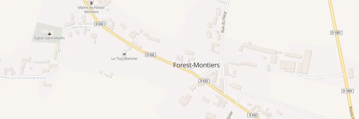 Plan du 23 Rue de la Ville à Forest-Montiers