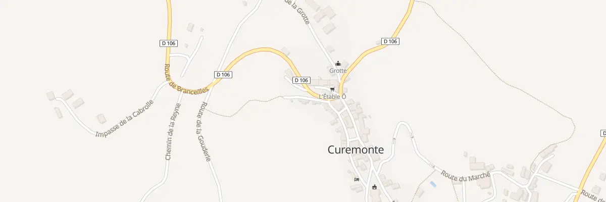 Plan du 5171 Curemonte à Curemonte