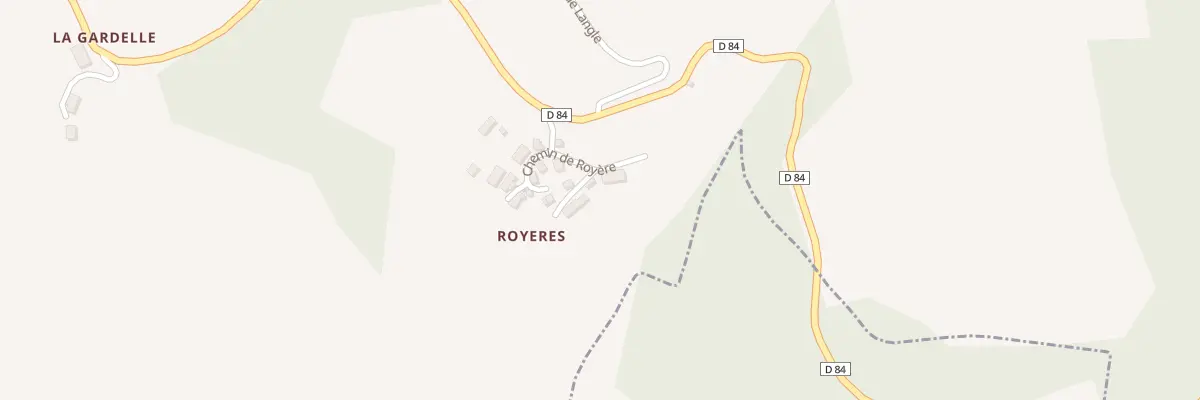 Plan du 5144 A Royere à Sérilhac