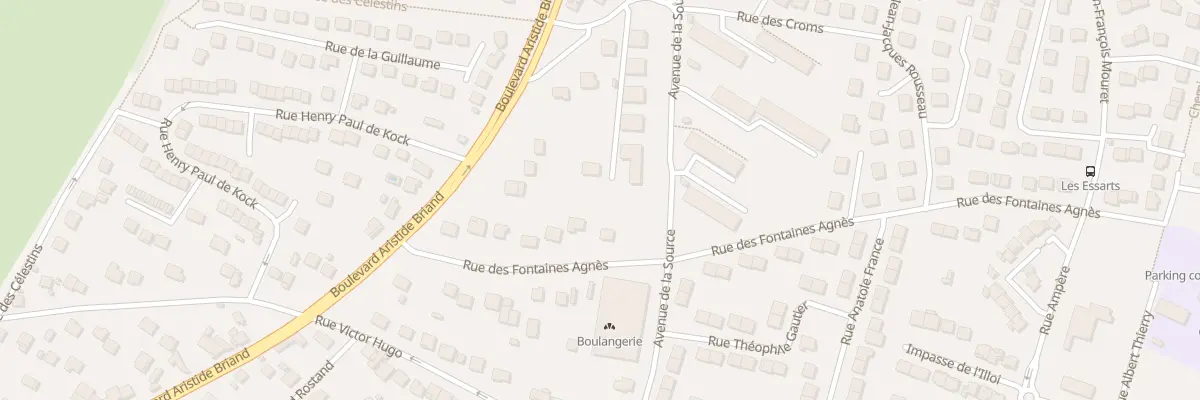 Plan du 13 Rue des Fontaines Agnès à Limay