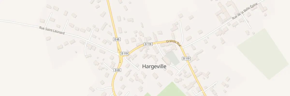 Plan du 10 Gr Grande Rue à Hargeville