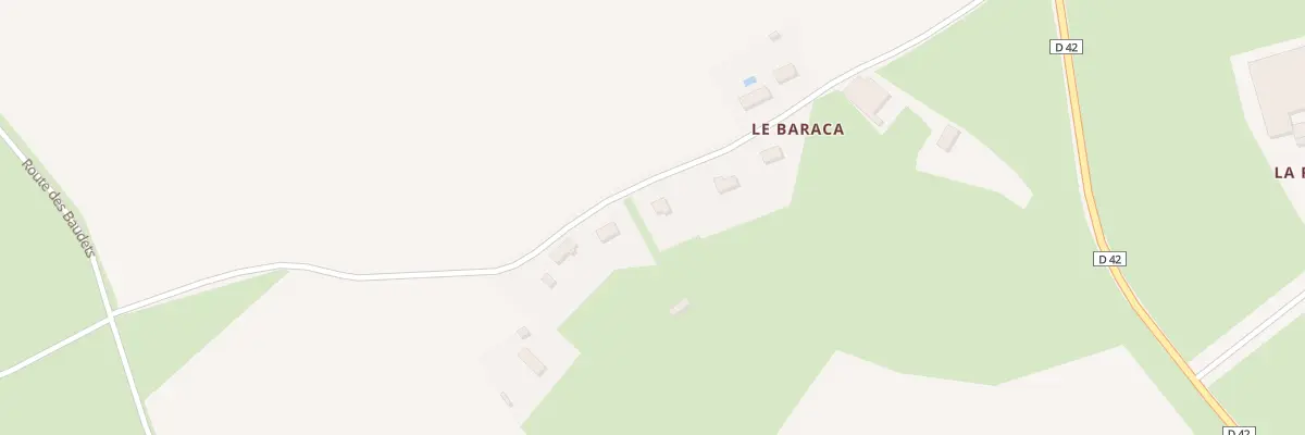 Plan du Baraca à Buxières-d’Aillac