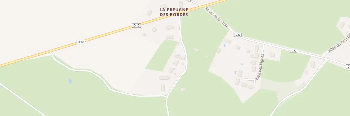 Plan du 10 La Preugne des Bordes à Buxières-d’Aillac