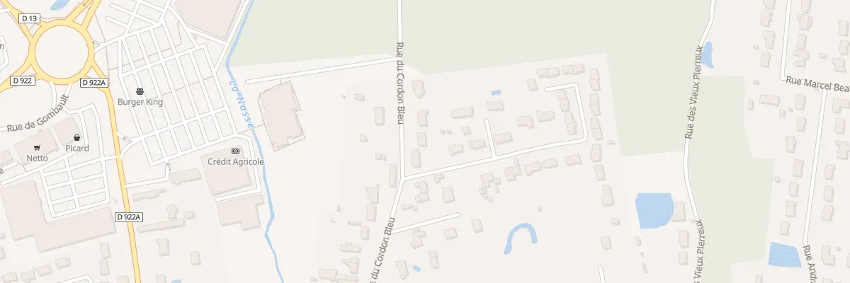 Plan du 33 Rue du Cordon Bleu à Romorantin-Lanthenay