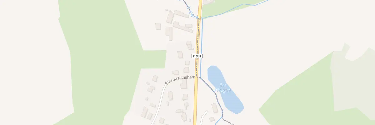 Plan du 286 Rte Nationale No 1 à Tingry
