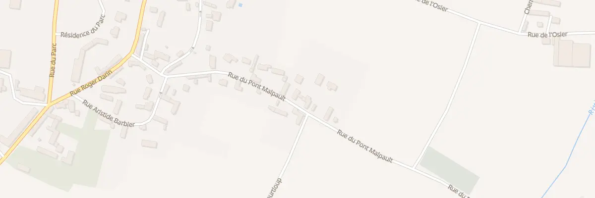 Plan du 25 Rue du Pont Malpault à Flexanville