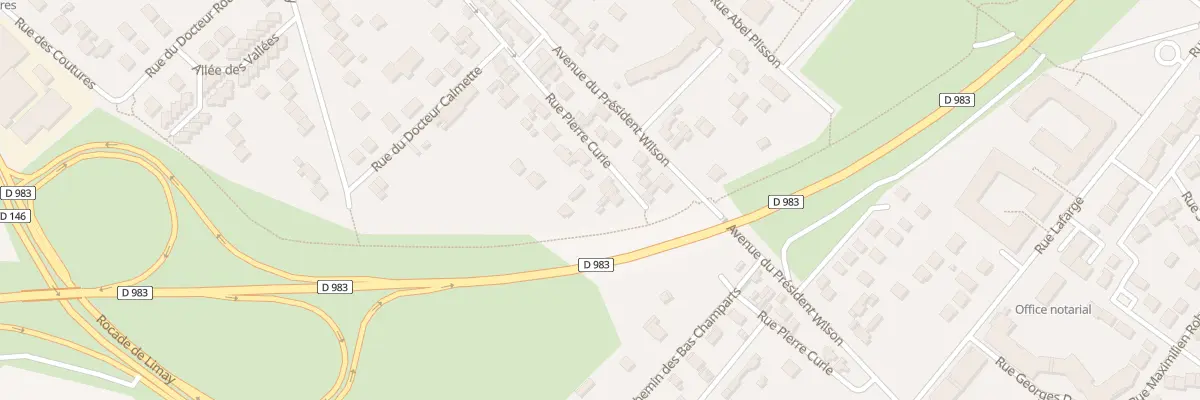 Plan du 74 Rue Pierre Curie à Limay