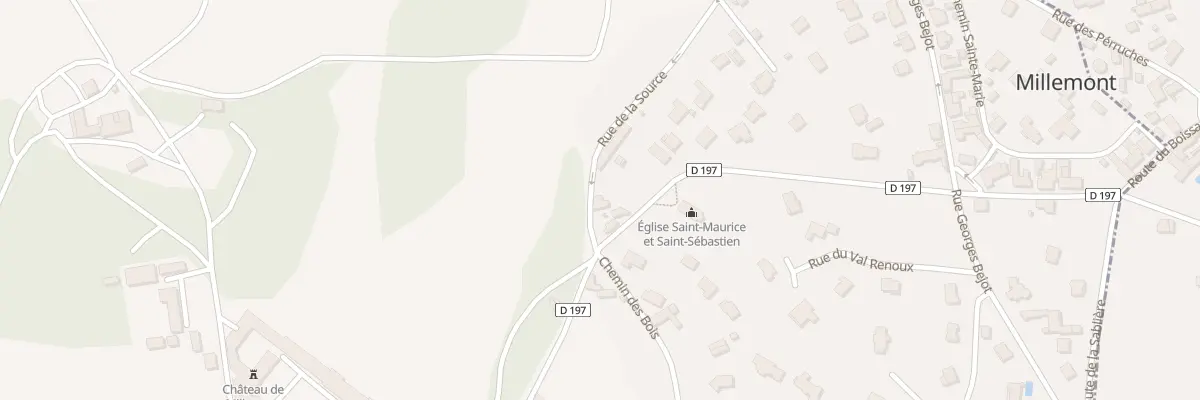 Plan du 17 Rue de la Source à Millemont