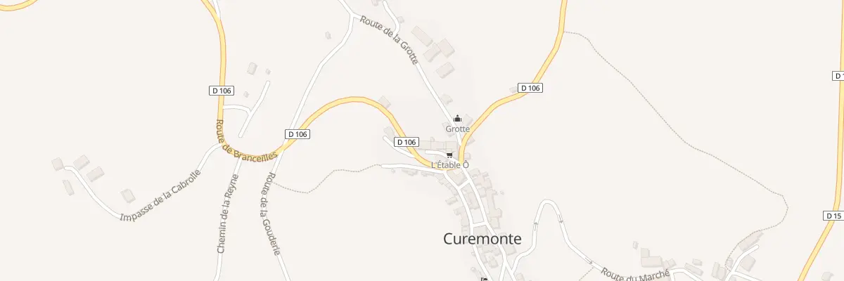 Plan du 5022A Curemonte à Curemonte