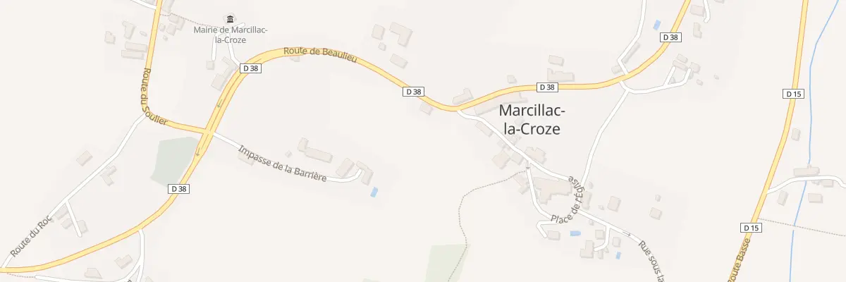 Plan du 5022A Bois de Gensat à Marcillac-la-Croze