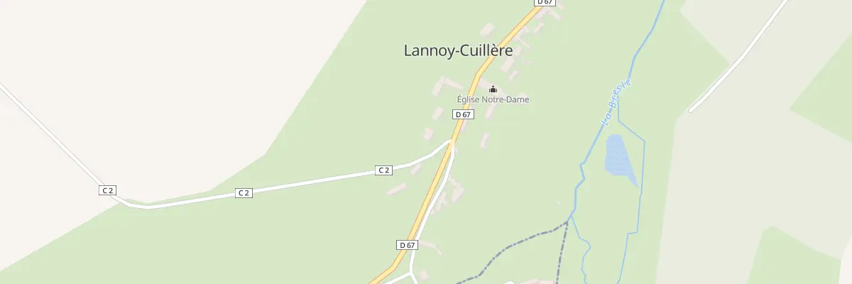 Plan du 38 Rue Principale de Lannoy à Lannoy-Cuillère