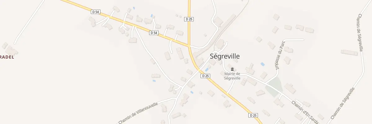 Plan du 3 Rte de Villefranche à Ségreville