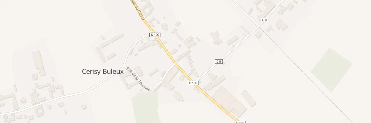 Plan du 8 Rue de Cerisy à Cerisy-Buleux