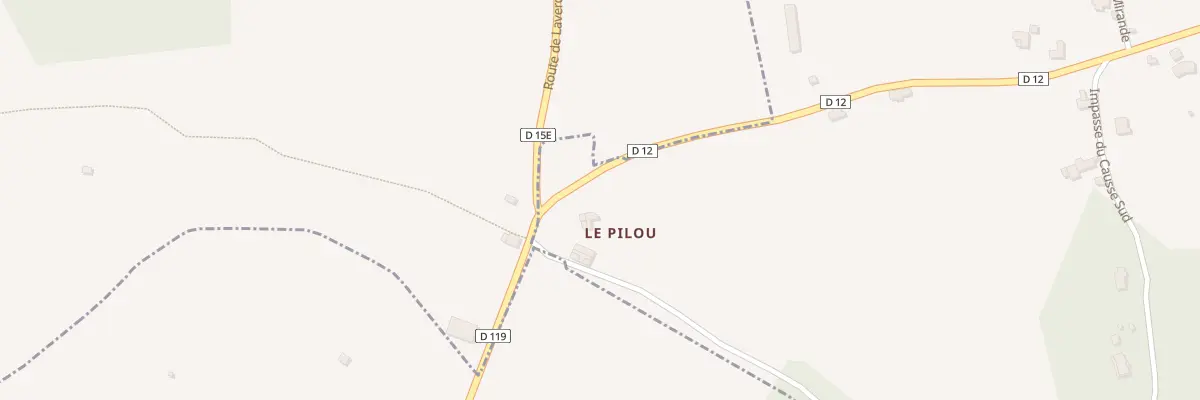 Plan du 5055 Au Pilou à Queyssac-les-Vignes