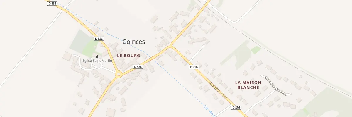 Plan du 4 Rue d’Orléans à Coinces