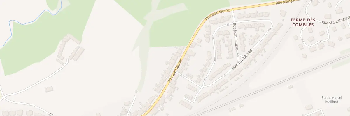 Plan du 55 Rue Jean Jaurès à Rinxent